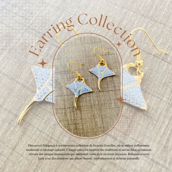 Boucles d'Oreilles "Beauté des mers "