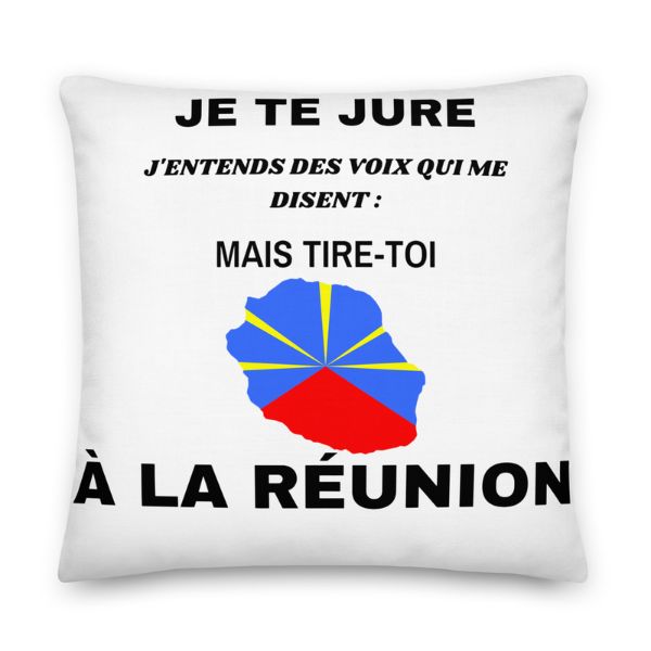 Coussin Haut de Gamme - MAIS TITRE-TOI A LA RÉUNION