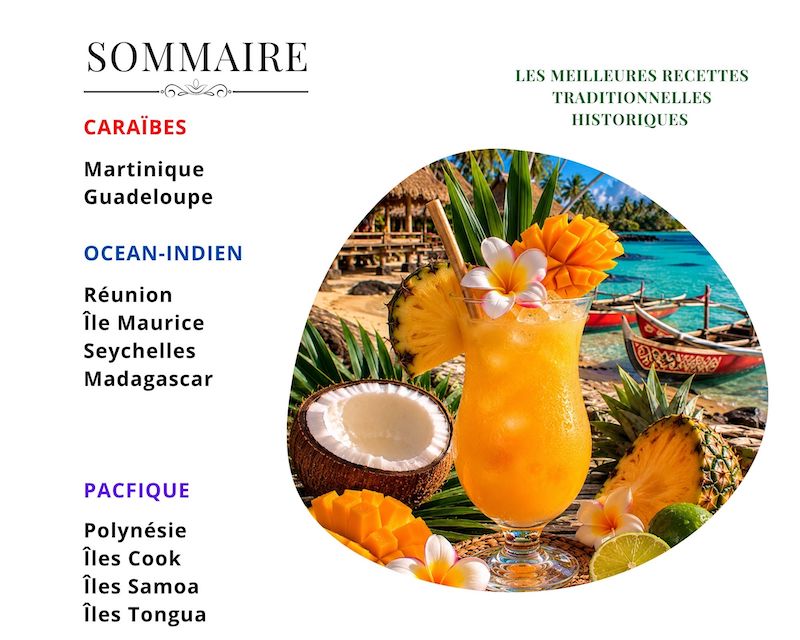 Le Grand Livre de Cocktails des Îles - - Livre de recettes