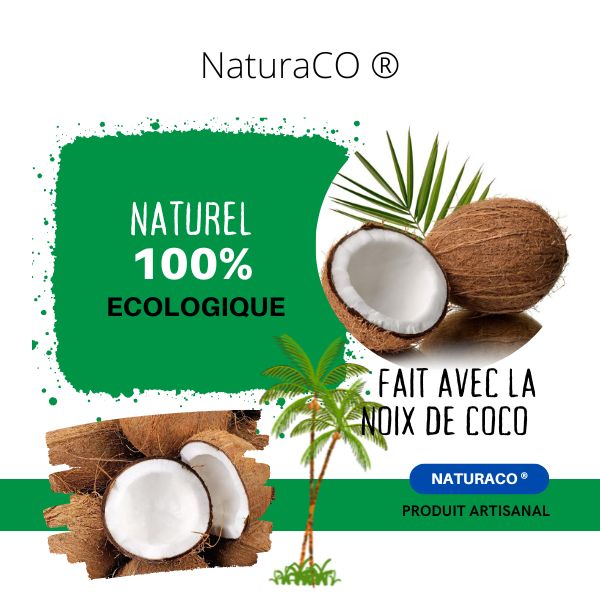 Collier original en Noix de Coco - Naturel et Ecologique - NaturaCO ®