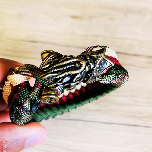 Bracelet Vintage Tressé – Esprit Pirate & Artisanat