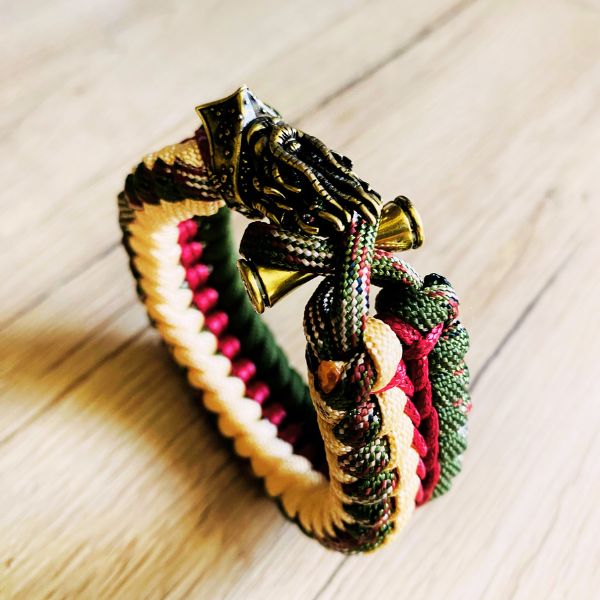 Bracelet Vintage Tressé – Esprit Pirate & Artisanat