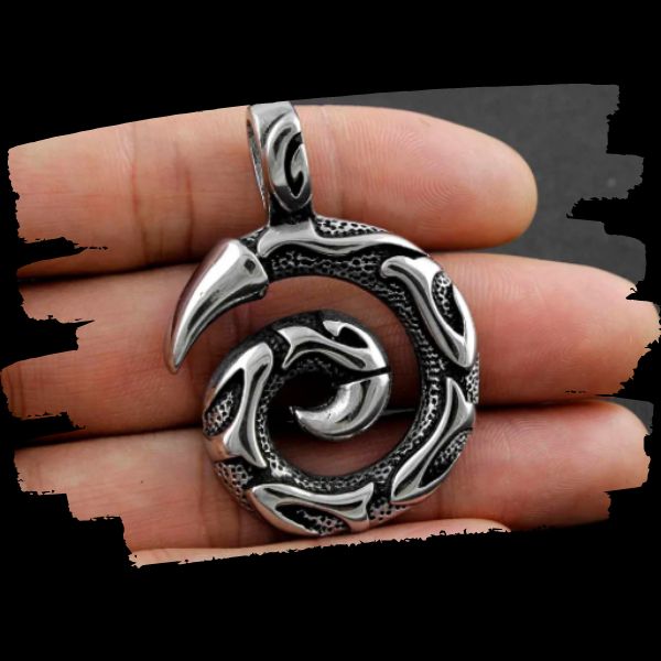 Collier Pendentif Hommes KORU Maori - Collier de protection - Polynésie / Nouvelle Zélande