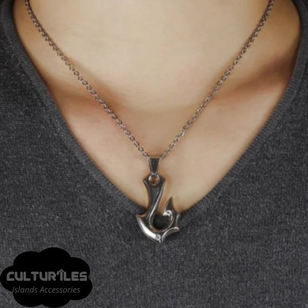 Collier Pendentif Femmes Hei Matau Maori - Collier de protection - Polynésie / Nouvelle Zélande