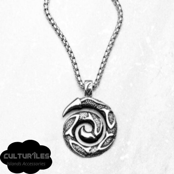 Collier Pendentif Hommes KORU Maori - Collier de protection - Polynésie / Nouvelle Zélande