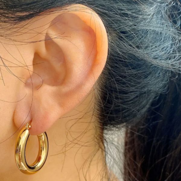 Éclat et Élégance : Boucles d'Oreilles Créoles en Acier Inoxydable pour Femmes