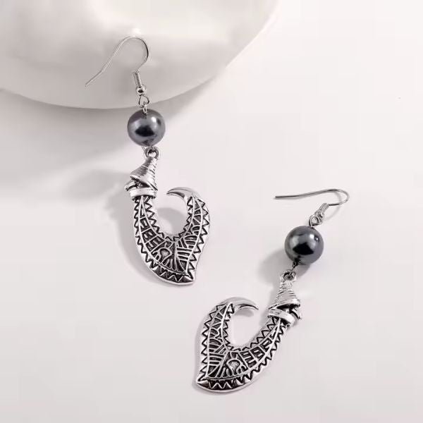 Boucles d’Oreilles "Ataroa" inspirées des traditions polynesiennes
