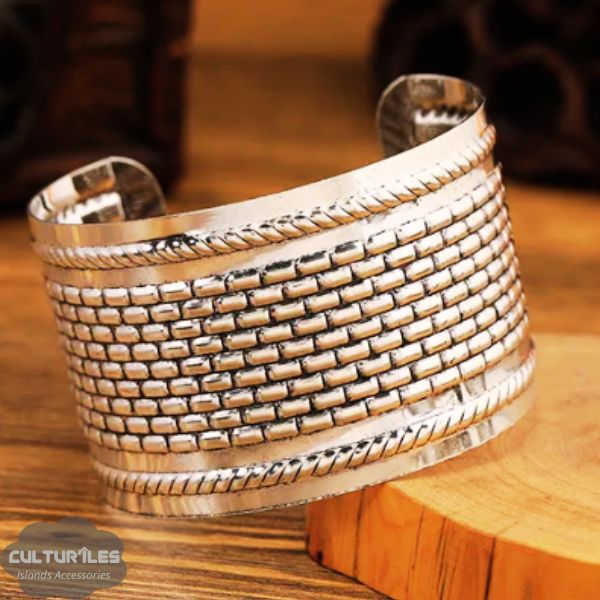 Bracelet manchette "Caribbean Coral"