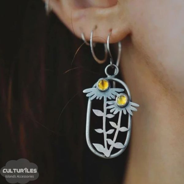 Boucles d'Oreilles "Lueur des Tropiques"