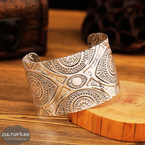 Bracelet manchette "Seychelles Sunshine"