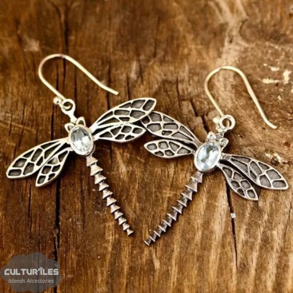 Boucles d'Oreilles "Libellule Sacrée"