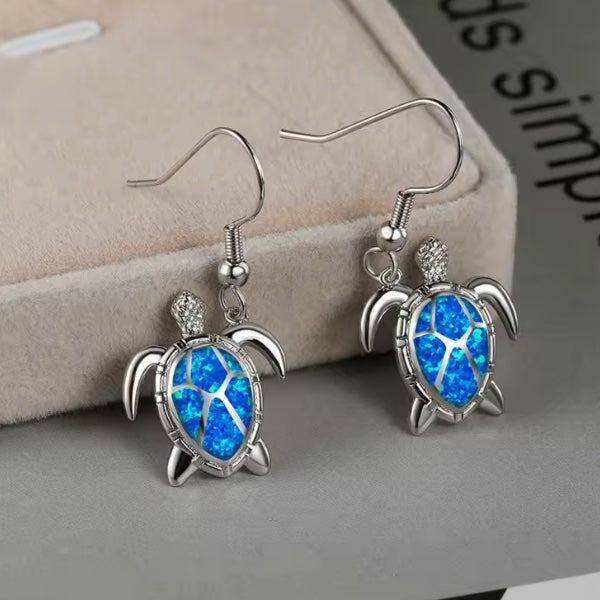 Boucles d'oreilles Polynésiennes - Vaiana - Tortue Marine
