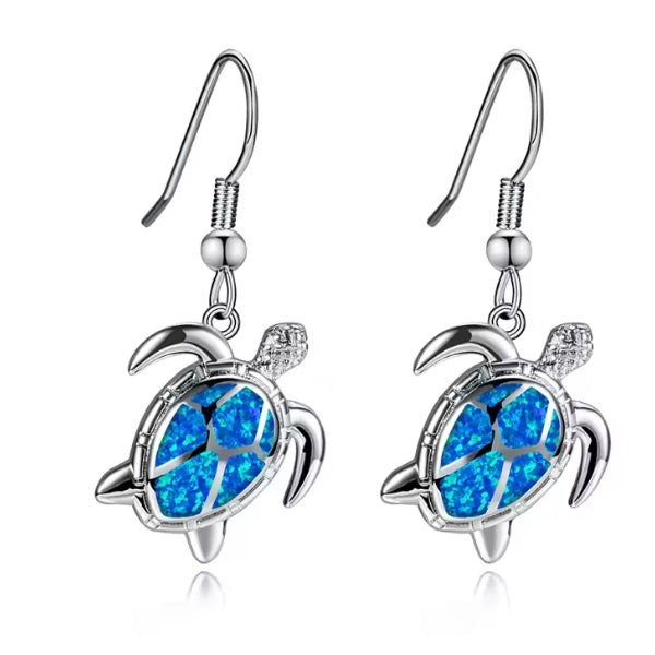 Boucles d'oreilles Polynésiennes - Vaiana - Tortue Marine