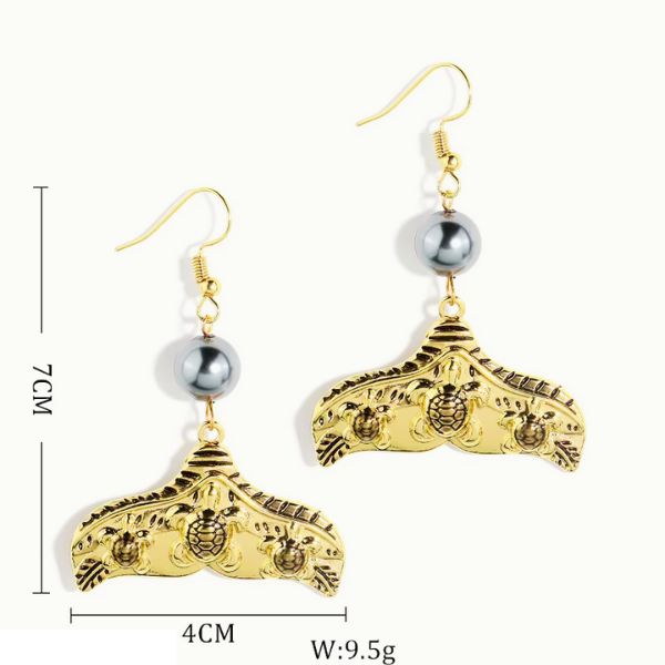 Boucles d’Oreilles Queue de Baleine