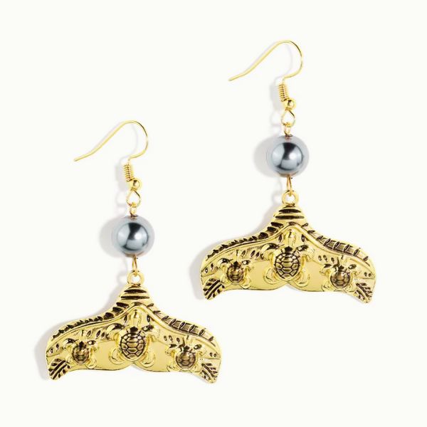 Boucles d’Oreilles Queue de Baleine