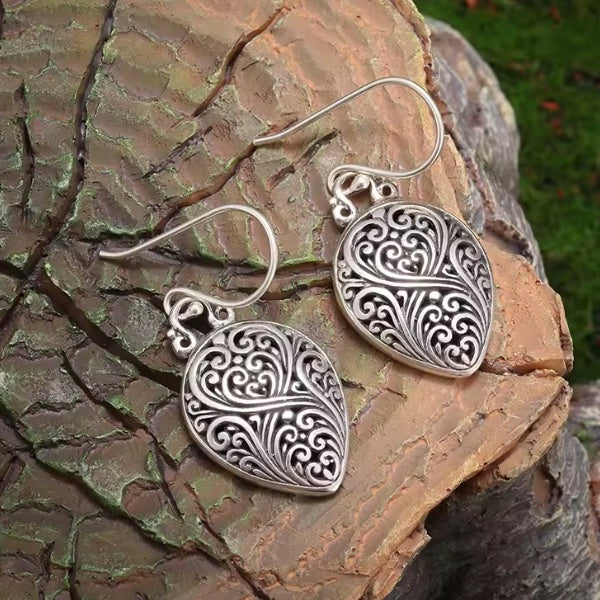 Boucles d’Oreilles Hawaïennes – Leilani - Fleur céleste