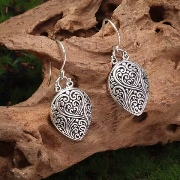 Boucles d’Oreilles Hawaïennes – Leilani - Fleur céleste