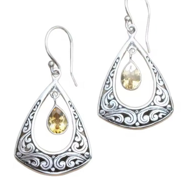 Boucles d’Oreilles Hawaïennes Pendantes – Kailani - La mer calme