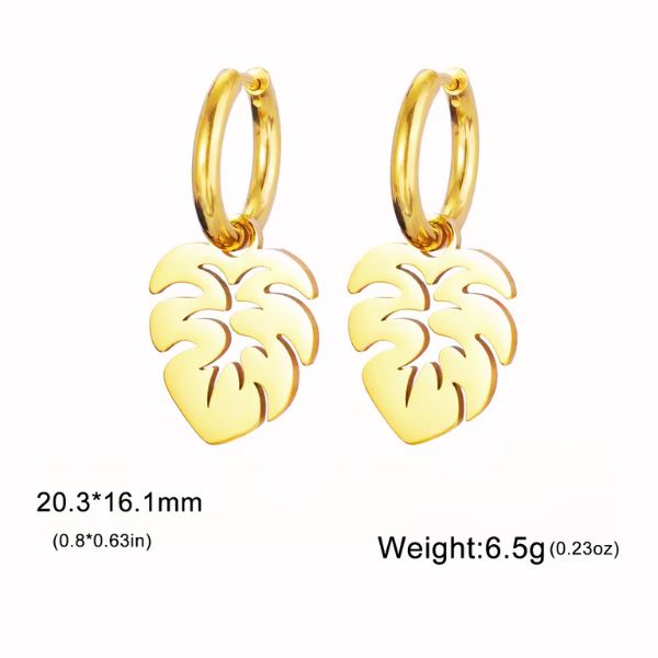 Boucles d’Oreilles Feuille de Uru – Élégance et Héritage Polynésien