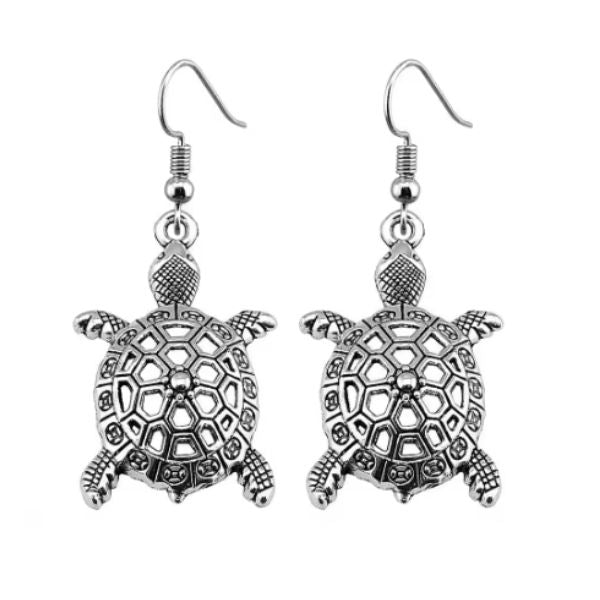 Boucles d’Oreilles Tortue – Symbole de Sagesse et de Protection