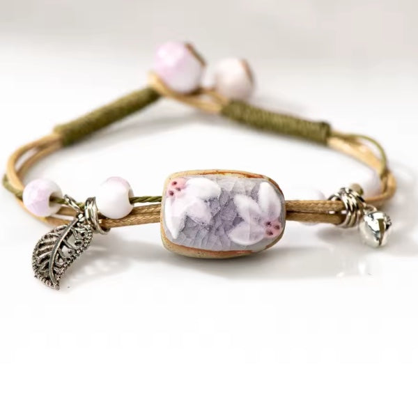 Bracelet Céramique Bohème – Travail Manuel et Style Minimaliste