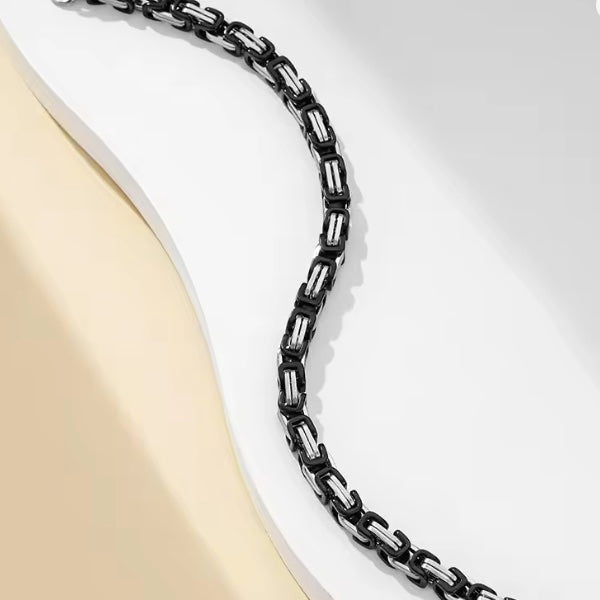 Bracelet Chaîne Acier Inoxydable – Bijou Unisexe Élégant et Durable