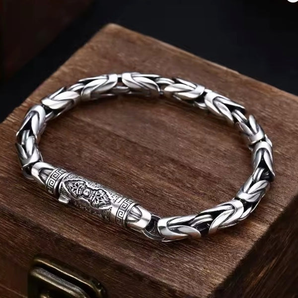 Bracelet Mixte – Moana - Fermoir Gravé Motifs Tribaux