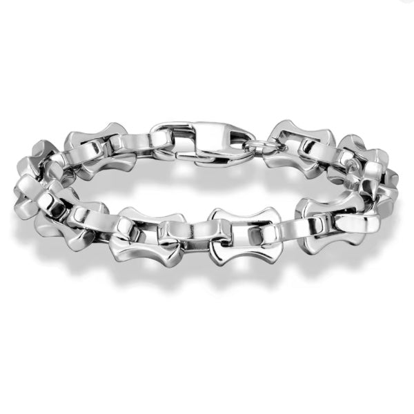 Bracelet Hommes – Makoa - Chaîne Maillons Oxydés Noir