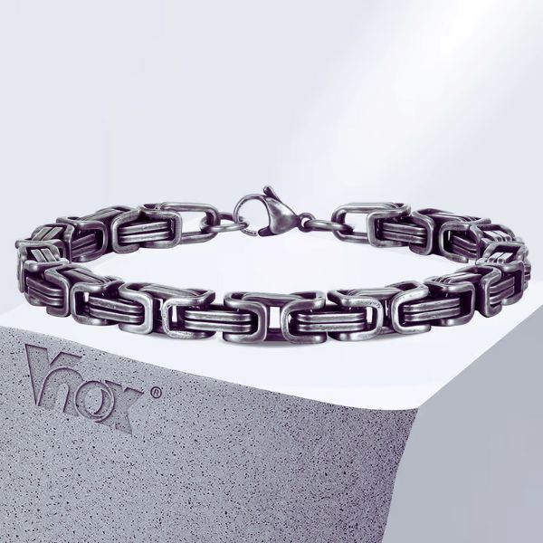 Bracelet Maori Homme en Acier Inoxydable – Force et Tradition