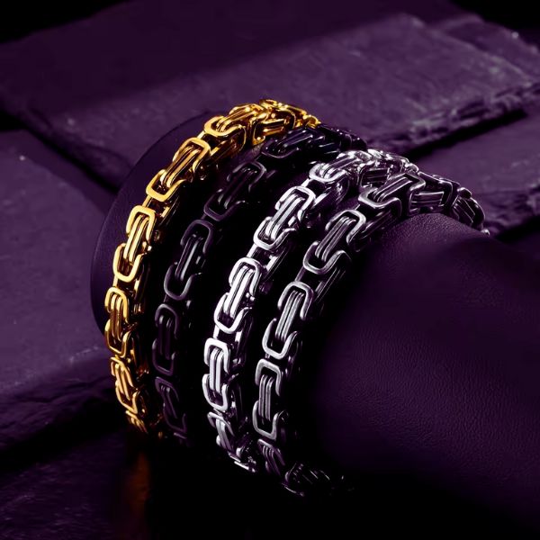 Bracelet Maori Homme en Acier Inoxydable – Force et Tradition