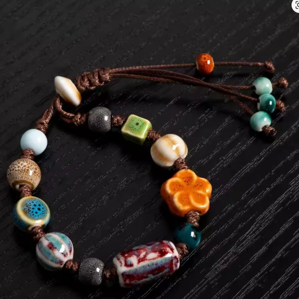Bracelet en Perles de Céramique – Charme tropicale de la Martinique