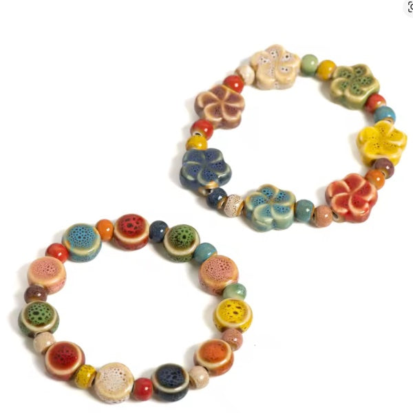 Bracelet en Perles de Céramique – Charme tropicale de la Martinique
