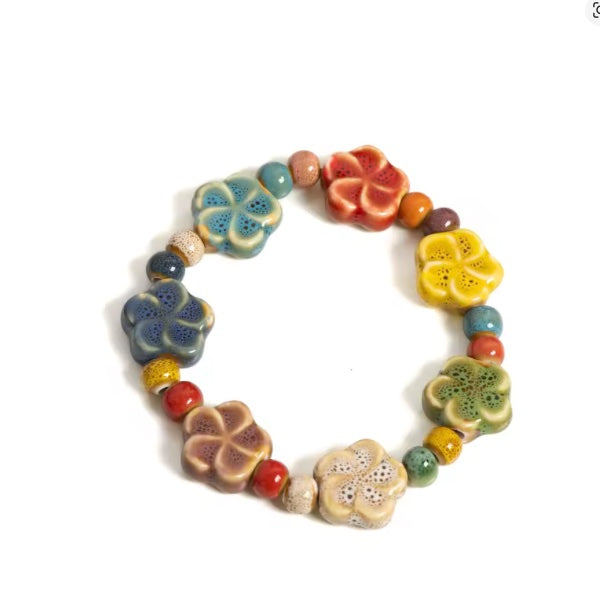 Bracelet en Perles de Céramique – Charme tropicale de la Martinique
