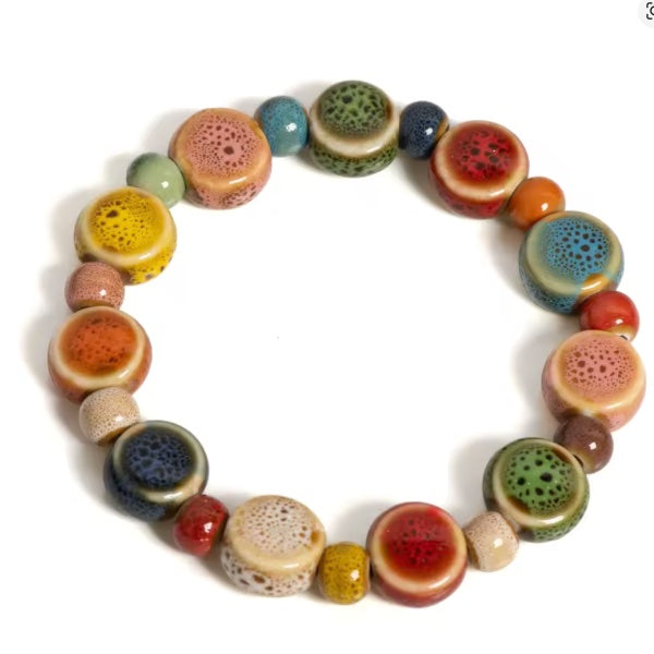 Bracelet en Perles de Céramique – Charme tropicale de la Martinique