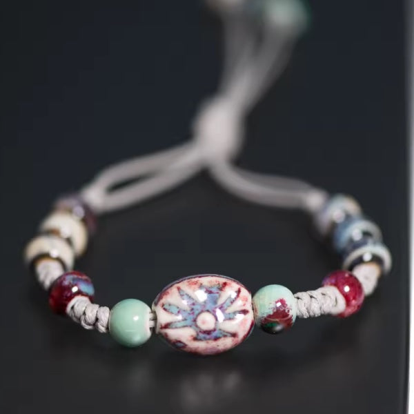 Bracelet en Perles de Céramique – Evision tropicale - Martinique