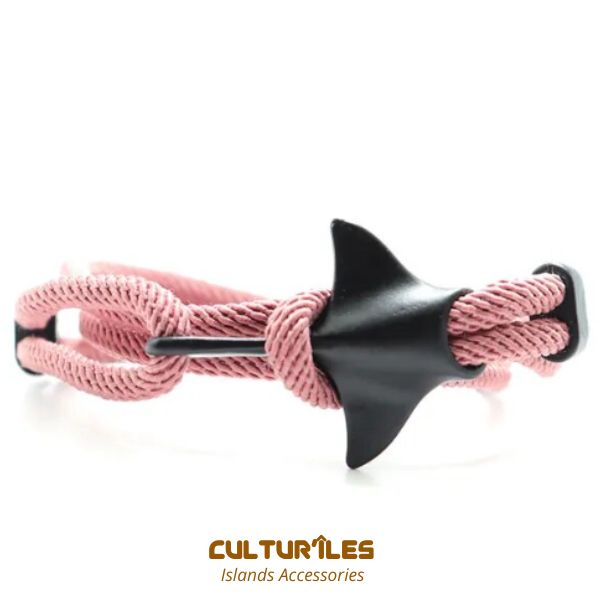 Bracelet Raie Manta - Bracelet de corde nautique- Bracelet hommes - Bracelet femmes