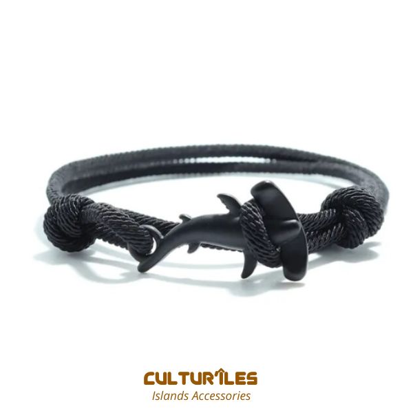 Bracelet Requin - Bracelet de corde nautique- Bracelet hommes - Bracelet femmes