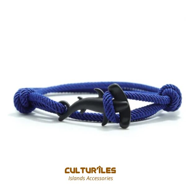 Bracelet Requin - Bracelet de corde nautique- Bracelet hommes - Bracelet femmes
