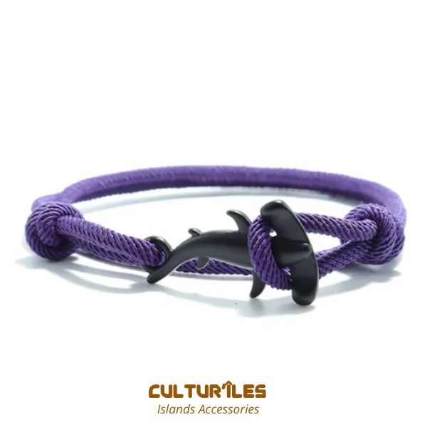 Bracelet Requin - Bracelet de corde nautique- Bracelet hommes - Bracelet femmes