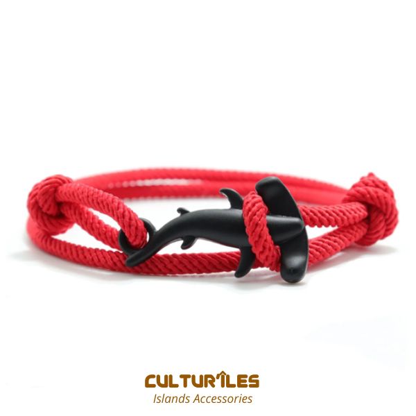 Bracelet Requin - Bracelet de corde nautique- Bracelet hommes - Bracelet femmes