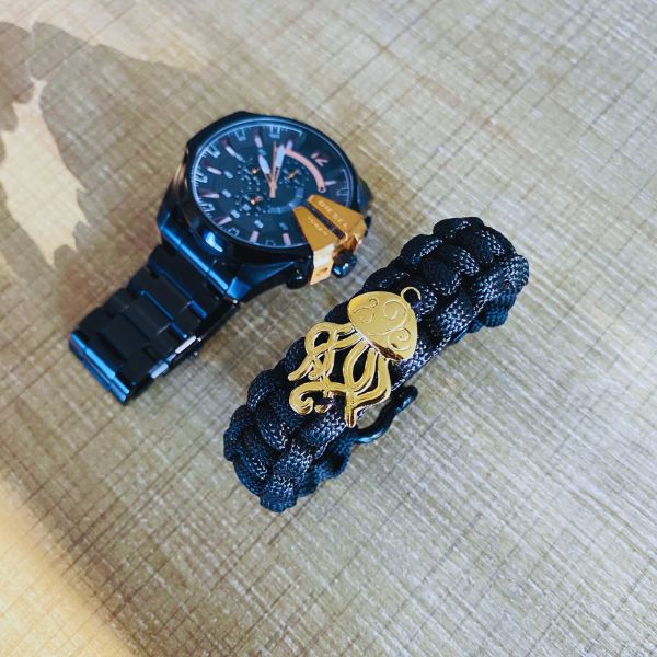 Bracelet Maori Pieuvre Nouvelle-Zélande/Polynésie , Bijou de Protection Traditionnel, Cadeau pour homme et femme, Bijoux Polynésien