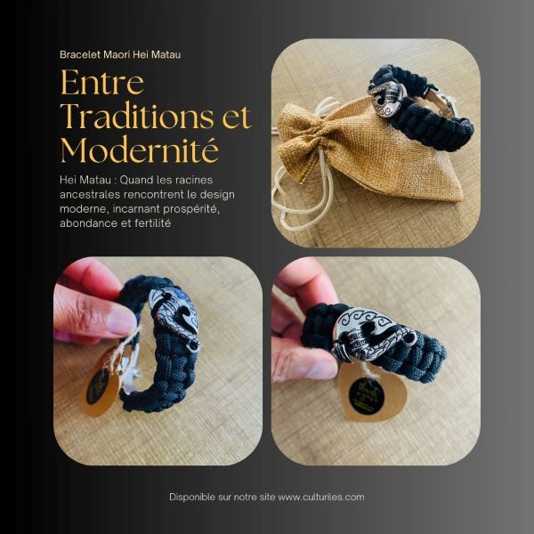 Bracelet Hei Matau Maori Nouvelle-Zélande/Polynésie – Bijou Protecteur, Artisanat