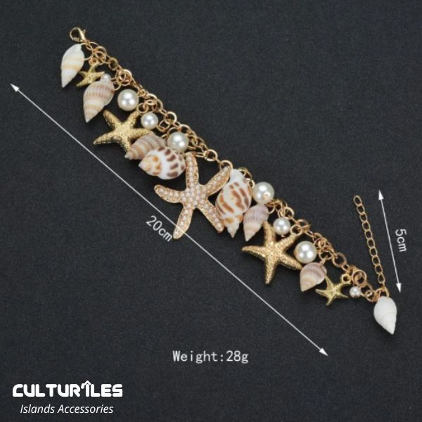 Bracelet avec Coquillage : La Beauté des îles à Portée de Main