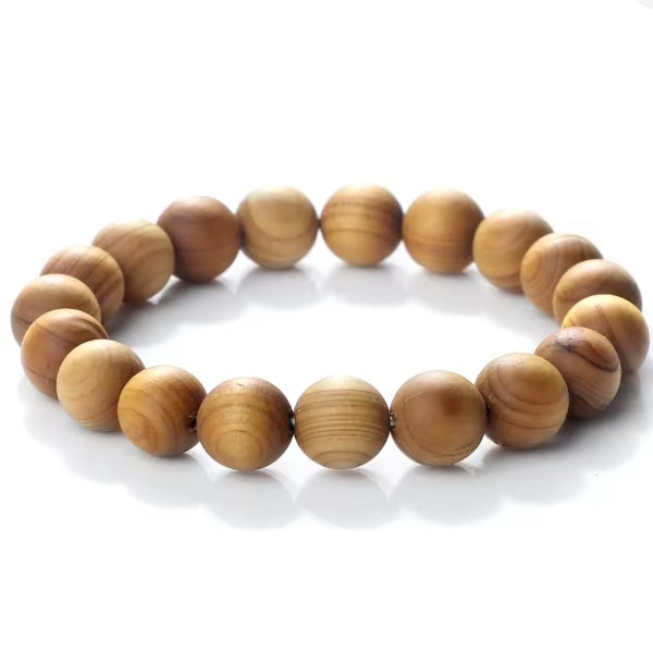 Bracelets en perles en bois de santal de Madagascar