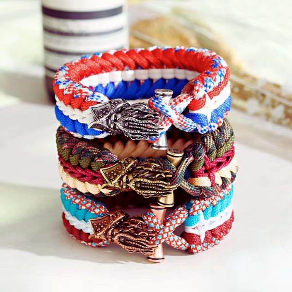 Bracelet Vintage Tressé – Esprit Pirate & Artisanat