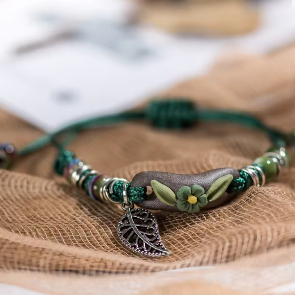 Bracelet Tissé Main en Céramique – Héritage Culturel & Tendance Actuelle