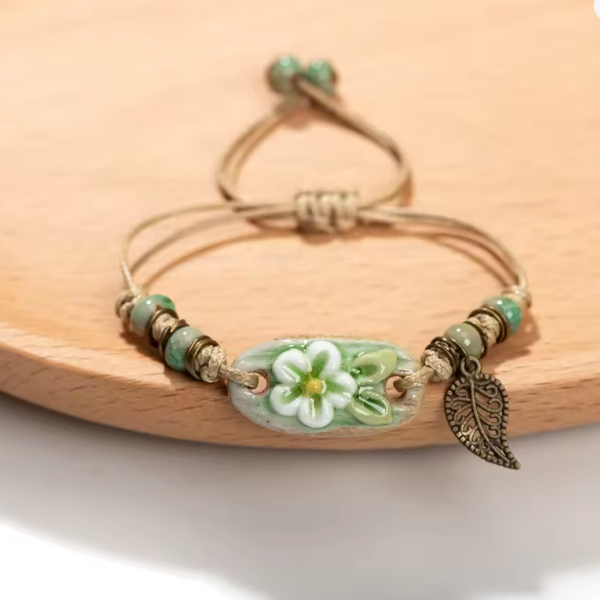 Bracelet Tissé Main en Céramique – Héritage Culturel & Tendance Actuelle