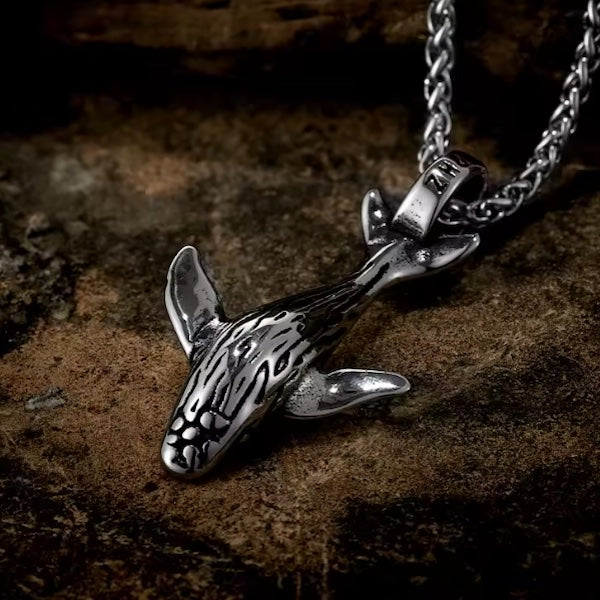 Collier Pendentif Baleine Tohorā - Polynésie / Nouvelle Zélande