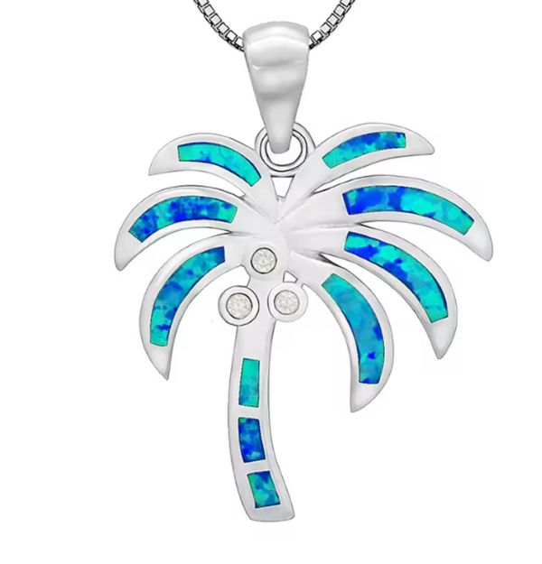 Collier Pendentif Hawaïen Cocotier