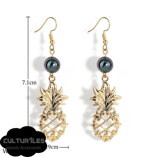 Bijoux Femmes, Hawaïens : Collier et Boucles d'oreilles Acier Inox